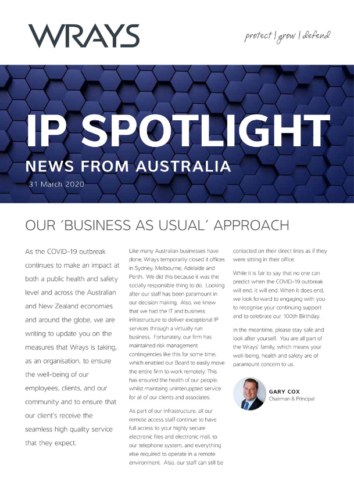 IP Spotlight 31 March 2020