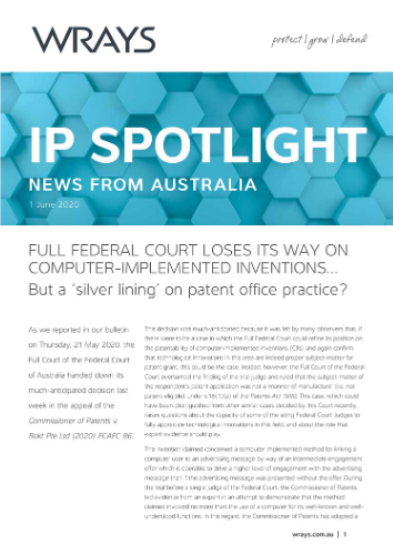 IP Spotlight 1 June 2020