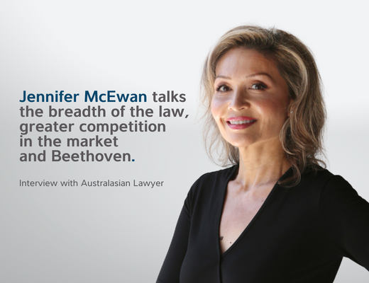 Jennifer McEwan talks the breadth of the law, greater competition in ...